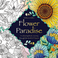flower paradise colouring book cover